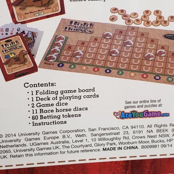 Hold Your Horses Card and Dice Board Game - Picture 4 of 6